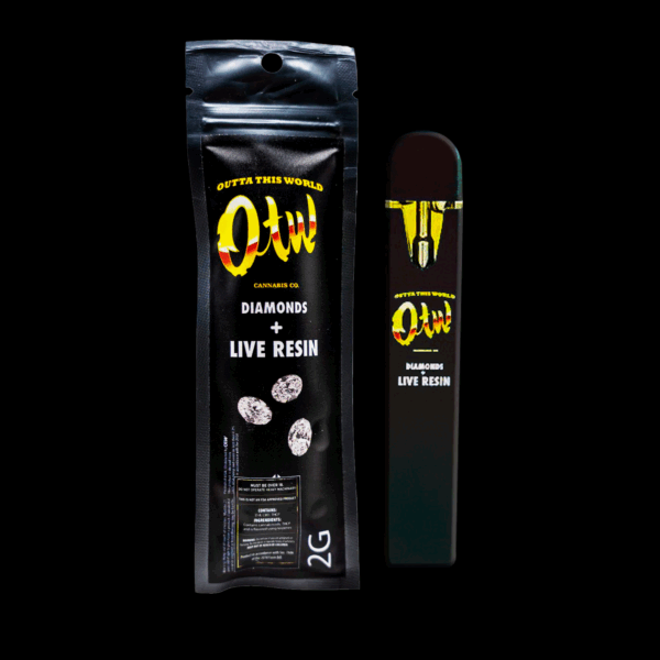 OTW Diamonds + Live Resin 2 gram Cart