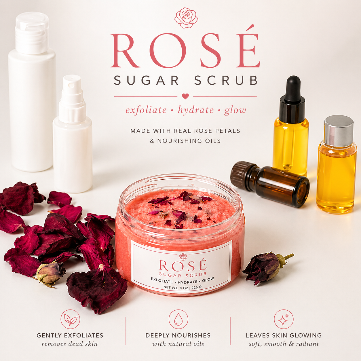 Sugar Scrub - Rosé