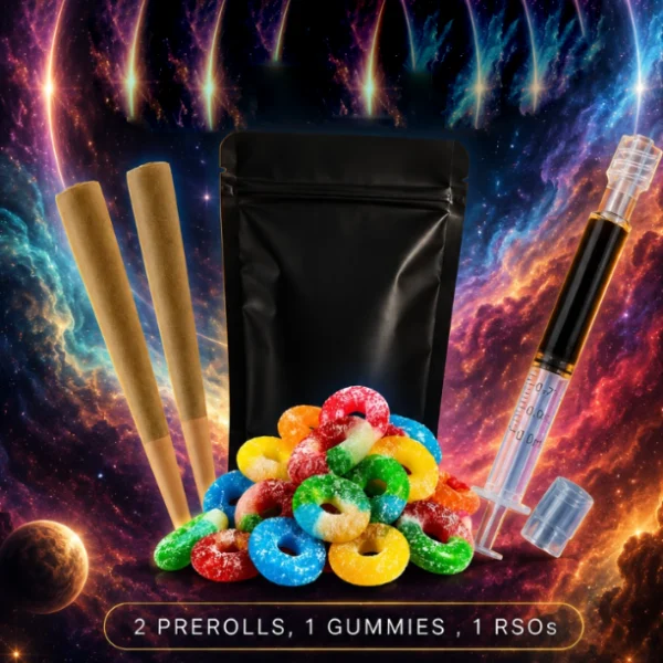 Mk ultra starter pack - 2 jar of prerolls 2 gummies 2 RSOs